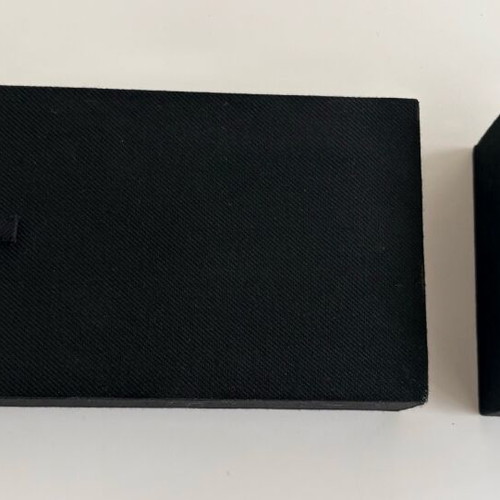 Set of two jewelry display stands used