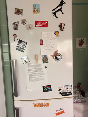 Candy refrigerator used with defect