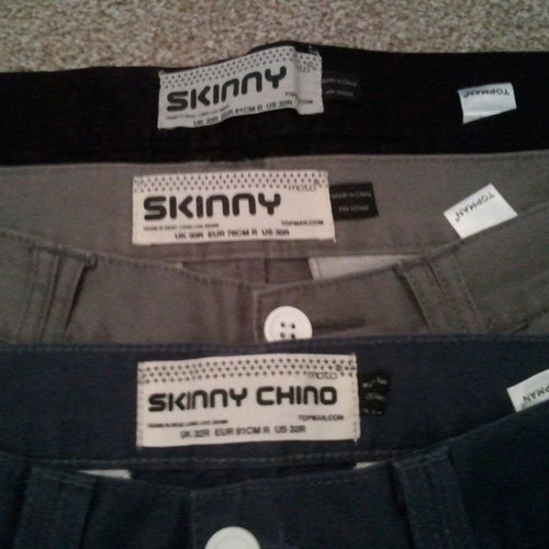 Topman pants used, pack of 3, waist 30-32