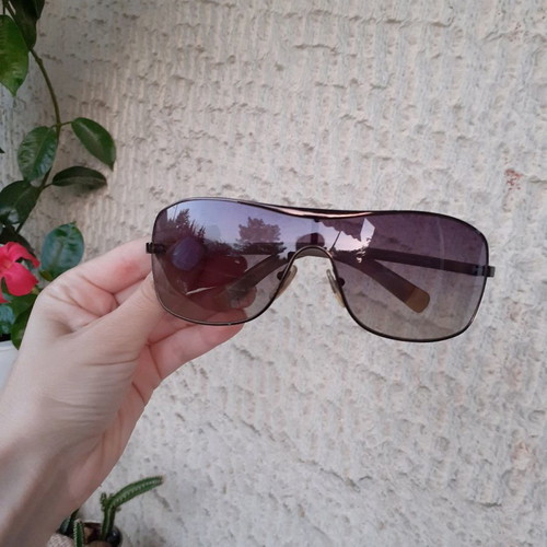 DKNY women's sunglasses, beige and purple