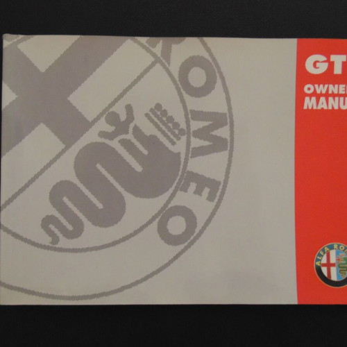 Alfa Romeo GTV 2.0 Twin Spark manual new in English