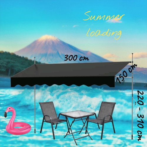 Home Awning new, 3 meters wide, sealed packaging