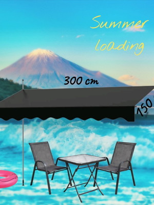 Home Awning new, 3 meters wide, sealed packaging