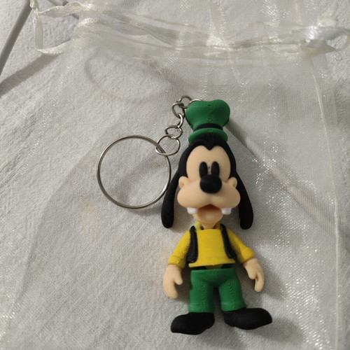 Goofy Flexi 3D printed keychain customizable colors