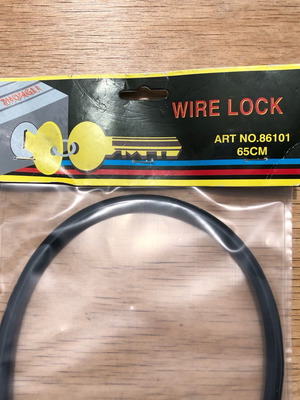 Wire Lock κλειδαριά ποδηλάτου 65 cm καινούργια