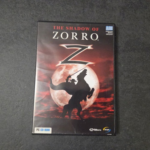 The Shadow of Zorro PC game used, Greek edition