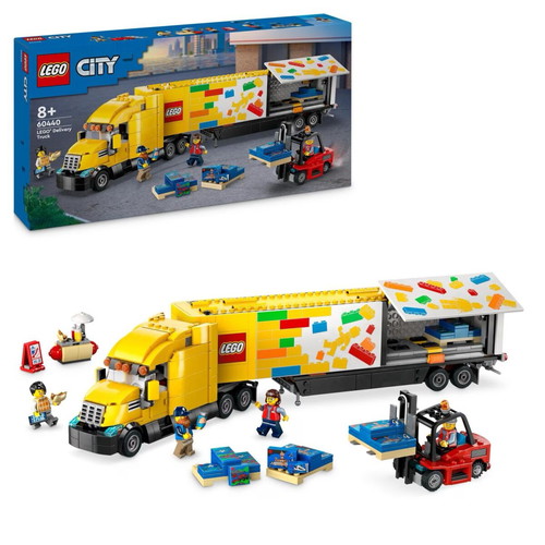 LEGO City Delivery Truck 60440 new set with forklift and minifigures