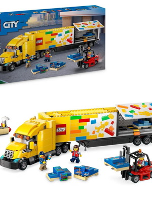 LEGO City Delivery Truck 60440 new set with forklift and minifigures