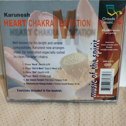 Karunesh Heart Chakra Editation CD used, electronic