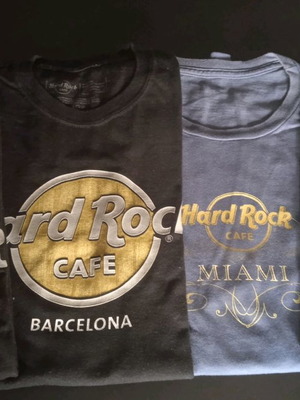 Μπλούζες Hard Rock Cafe αυθεντικές, πακέτο 20, μεγέθη M-L