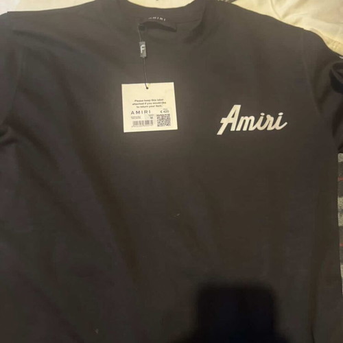 Amiri T-shirt new, black, size M