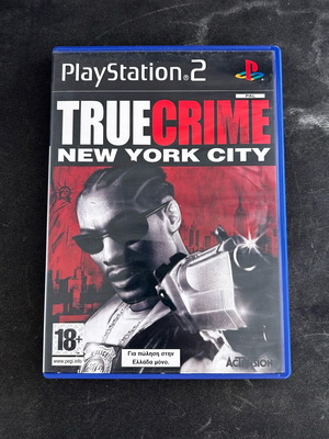 True Crime New York City PS2 like new, case and manual without disc