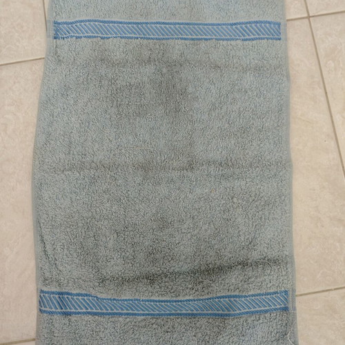 Small towel used