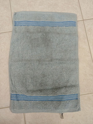 Small towel used