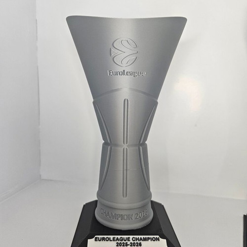 Euroleague 2026 and Conference League 2024 Trophy Set new with base