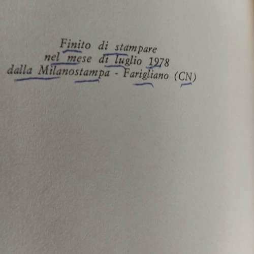 Tabu' book in good condition with few underlines