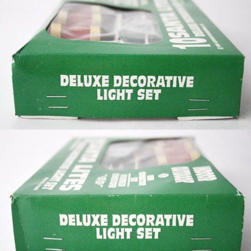 Christmas drums with lights, pack of 10, decade 1991