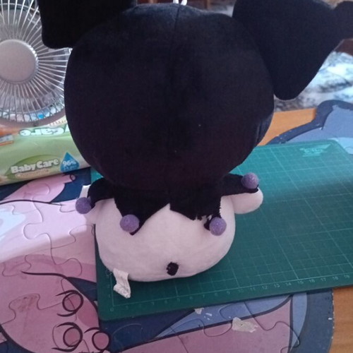 Kuromi plush used, Sanrio character