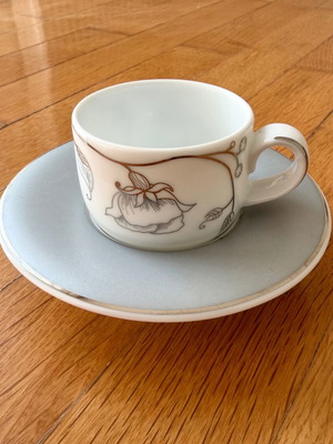 Ionia Coffee Cup and Saucer porcelain collection 2008 new