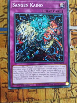 Sangen Kaiho κάρτα Yu-Gi-Oh! σαν καινούργια, συλλογή Infinite Forbidden