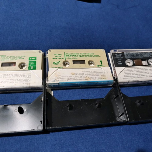 Panos Gavalas cassette tapes used, pack of 3, laiko