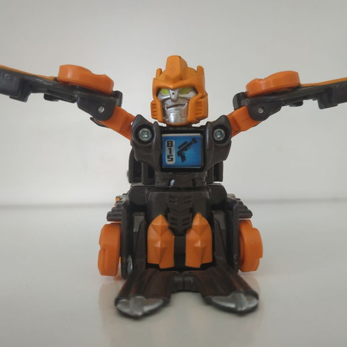 Transformers Bot Shots figures used, Optimus Prime, Megatron, Ironhide, Scourge