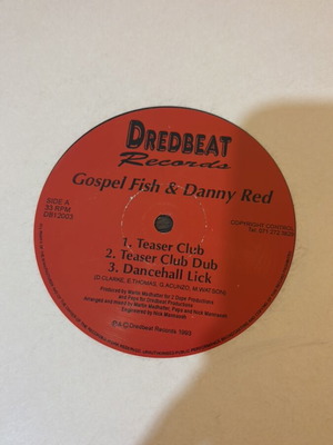 1845 Maxi Gospel Fish & Danny Red record used, hip-hop