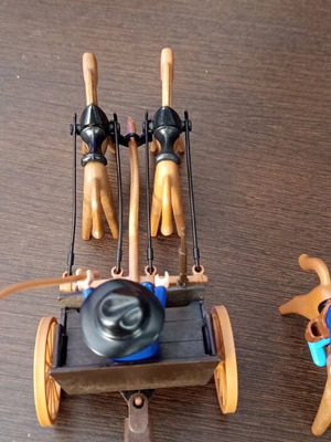 Playmobil Western παιχνίδι με καμπυλωτό στύλο ανάμεσα στα άλογα