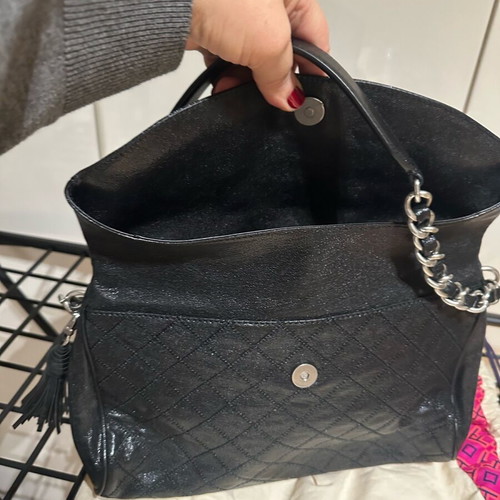 Tory Burch Fleming Hobo τσάντα ώμου μαύρη σαν καινούργια