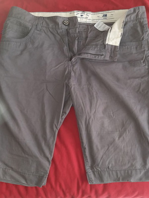 Κοντό παντελόνι Tom Tailor XL γκρι σαν καινούργιο, slim fit