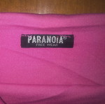 Paranoia fuchsia tank top like new, size S
