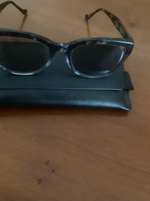 ME and JOE cat eye sunglasses, grey tortoiseshell, handmade Italy