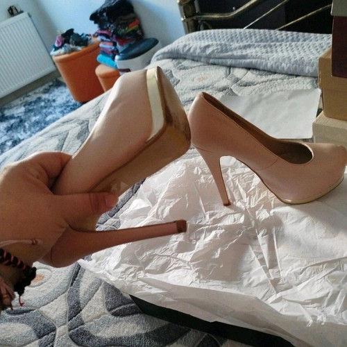 Jflowers pink Barbie high heels used, size 36