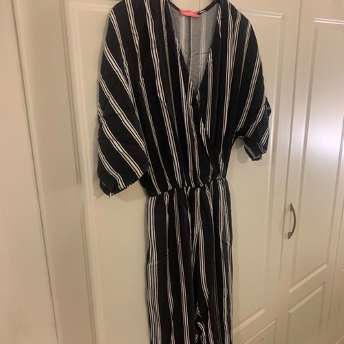 Pink one-piece jumpsuit used, size S / 36 / 8