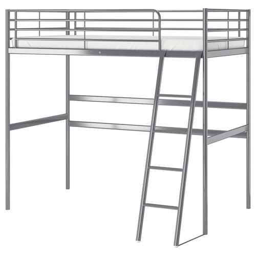 IKEA Svarta loft bed with extra desk like new