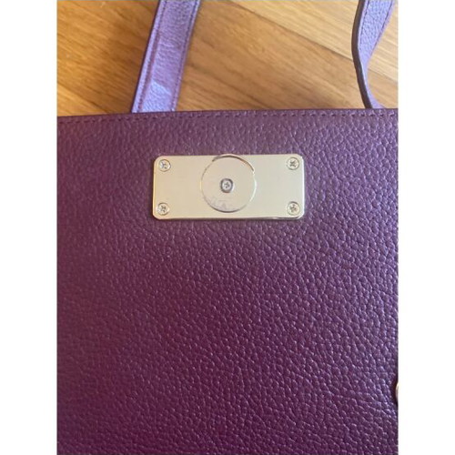 Aigner leather crossbody bag, burgundy