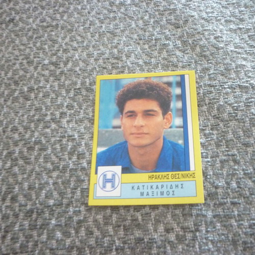 Maximos Katikaridis Iraklis Panini Greek Football 1995 Sticker #153 new