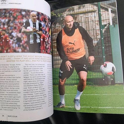 Newcastle United - Manchester City match program used