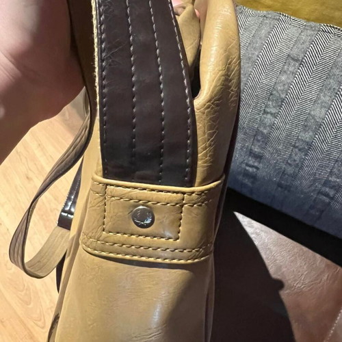 Fred Perry Messenger Shoulder Bag like new, beige and brown