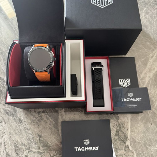 Tag Heuer Connected E3 45mm smartwatch like new, silver