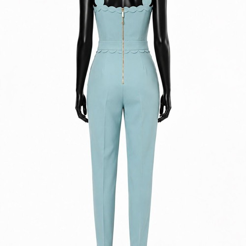 Elie Saab exclusive blue jumpsuit new with tags