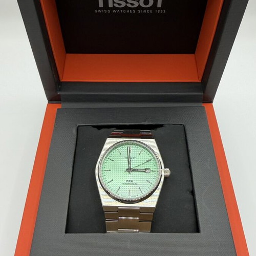 Tissot PRX Powermatic 80 green watch