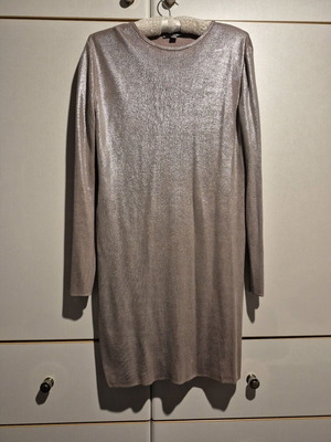 COS mini dress pink metallic like new