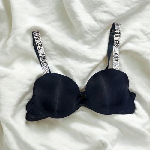 Love Secret Bra new, black and silver A.A UNDERWEAR