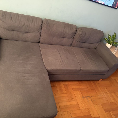 Sofa bed with corner like new, functional mechanism