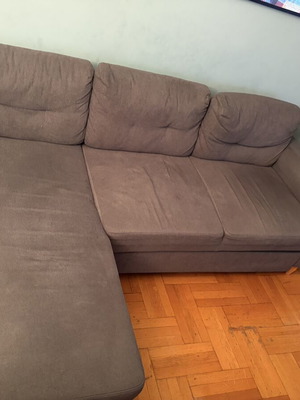Sofa bed with corner like new, functional mechanism