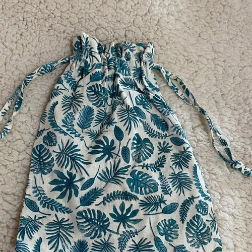 Book case like new, multipurpose fabric pouch
