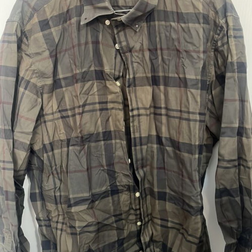 Barbour shirt used, size large, green