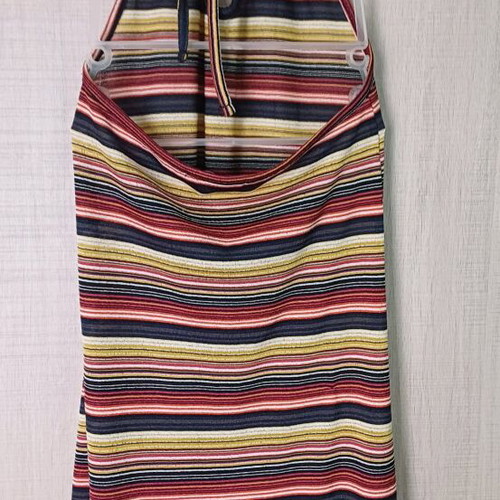 Zara long backless dress like new, multicolor