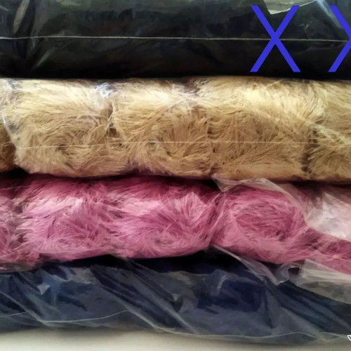 Lama Perla knitting yarn new, 18 furry threads, 100% polyester